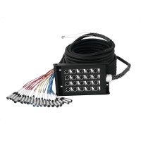 OMNITRONIC Stagebox Multicore 16/4 30m - Cavo Multicore Professionale per Eventi Live