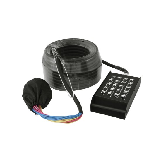 OMNITRONIC Stagebox Multicore 16/4 30m - Cavo Multicore Professionale per Eventi Live