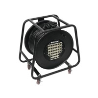 OMNITRONIC Stagebox Multicore 24/8 30m: Scatola di Derivazione Professionale per Segnale Audio