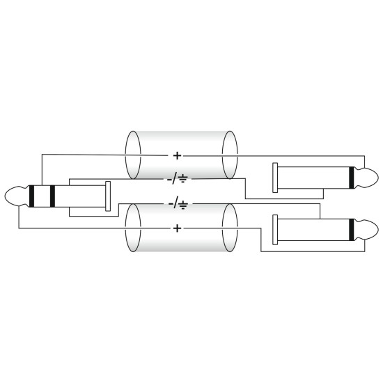 Cavo Frusta Audio Professionale 15m - 8x Jack Stereo, 16x Mono