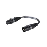 Cavo Adattatore SOMMER CABLE 3 poli XLR Maschio a 5 poli XLR Femmina - Nero, 0,15 m