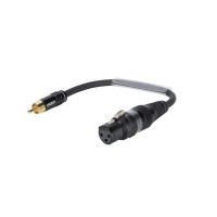 Cavo Adattatore Audio Sommer Cable XLR(F) a RCA(M) 0,15m | Progettato in Germania