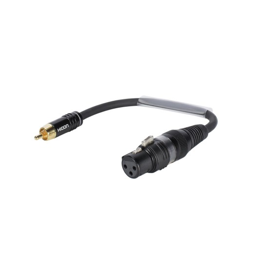Cavo Adattatore Audio Sommer Cable XLR(F) a RCA(M) 0,15m | Progettato in Germania