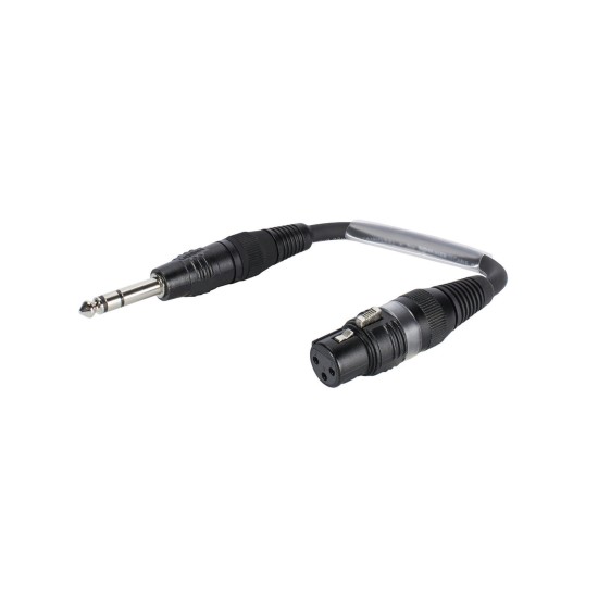 Cavo Adattatore SOMMER CABLE XLR(F) a Jack Stereo 0,15m - Made in Germany