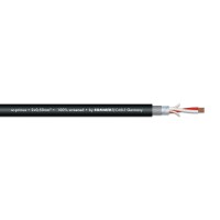 SOMMER CABLE Cavo Microfono Professionale 2x0,50mm² 100m Nero SC-Primus FRNC