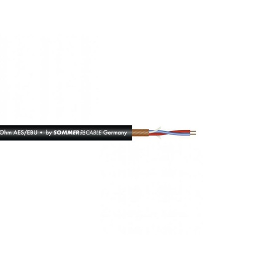 Cavo Microfono SOMMER CABLE SC-Micro-Stage 100m Nero - Qualità AES/EBU