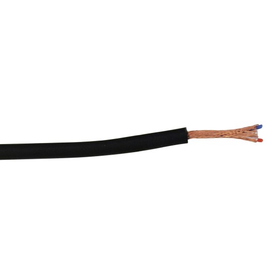 SOMMER CABLE Cavo Microfono 2x0,34 mm² 100m Nero - Serie CLUB per Installazioni e Studi