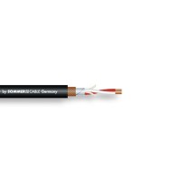 SOMMER CABLE Cavo DMX 2x0,34 mm² 100m Nero - Alta Qualità per Illuminazione Scenografica