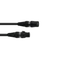 Sommer Cable Cavo DMX XLR 3 Poli 25m Nero - Alta Qualità per Illuminazione e Audio
