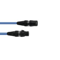 Sommer Cable Cavo DMX XLR 3 Pin 10m Blu Hicon - Alta Qualità per Illuminazione e Audio
