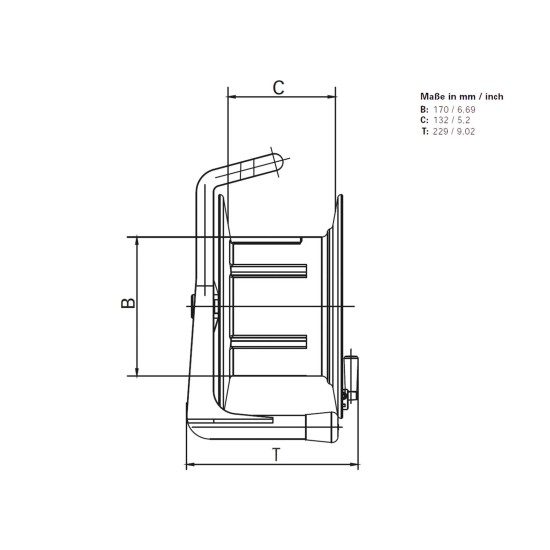 SCHILL Avvolgicavo GT 310.SO - Bobina Professionale Resistente per Microcavi e Multicore