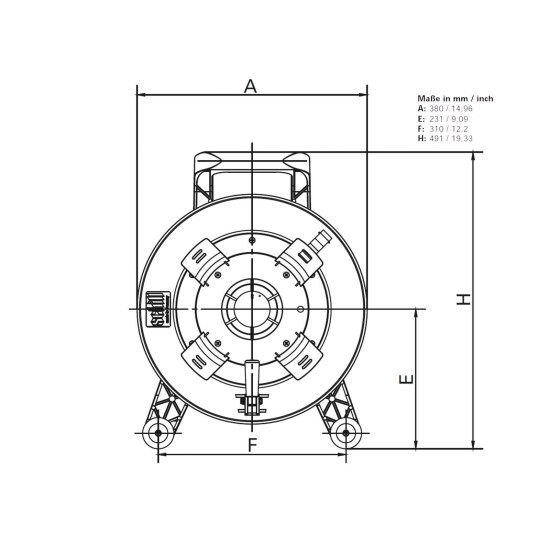 SCHILL Avvolgicavo GT 380.RM - Resistente e Versatile per Microcavi e Multicore