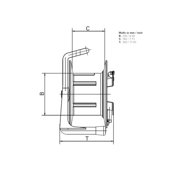 SCHILL Avvolgicavo GT 380.RM - Resistente e Versatile per Microcavi e Multicore