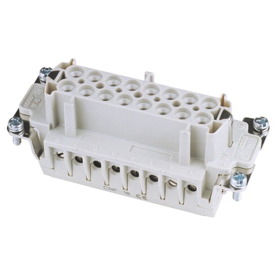 Inserto Presa 16 Poli 16A con Morsetto a Vite - Qualità Europea