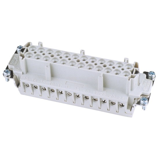 ILME Inserto Presa 24 Poli 16A con Morsetto a Vite - Made in Europe