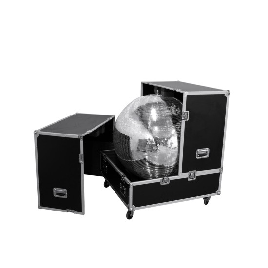 Custodia Professionale con Ruote per Palla a Specchio 100 cm - Flight Case Resistente