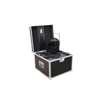 ROADINGER Flightcase PRO per 4x PAR-64 Spot, Custodia Universale in Legno di Betulla