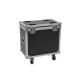 ROADINGER Flightcase con Ruote per 2 IP TMH-H420 - Custodia Protettiva in Legno Laminato