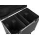 ROADINGER Flightcase con Ruote per 2 IP TMH-H420 - Custodia Protettiva in Legno Laminato