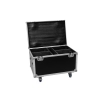 ROADINGER Flightcase con Ruote Girevoli per 4 TMH-X4 - Custodia Professionale in Alluminio