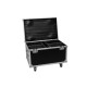ROADINGER Flightcase con Ruote Girevoli per 4 TMH-X4 - Custodia Professionale in Alluminio
