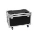 ROADINGER Flightcase con Ruote Girevoli per 4 TMH-X4 - Custodia Professionale in Alluminio
