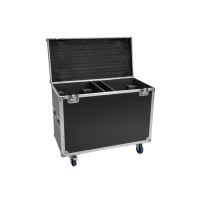 ROADINGER Flightcase Professionale con Rotelle per 2 Proiettori LED TMH-H760