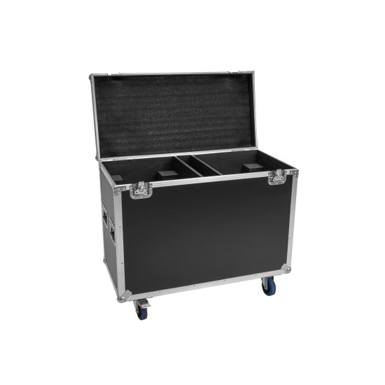ROADINGER Flightcase Professionale con Rotelle per 2 Proiettori LED TMH-H760