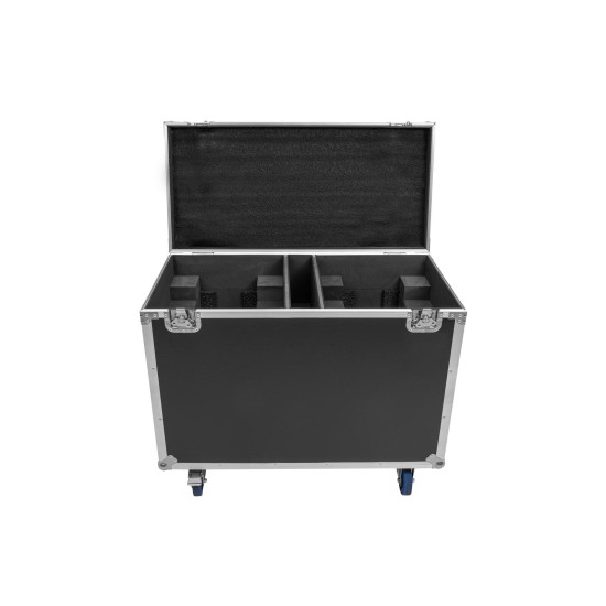 ROADINGER Flightcase Professionale con Rotelle per 2 Proiettori LED TMH-H760