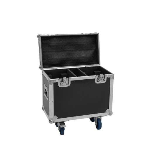 ROADINGER Flightcase con Ruote per 2 TMH-B120, Custodia Protettiva in Legno Multistrato