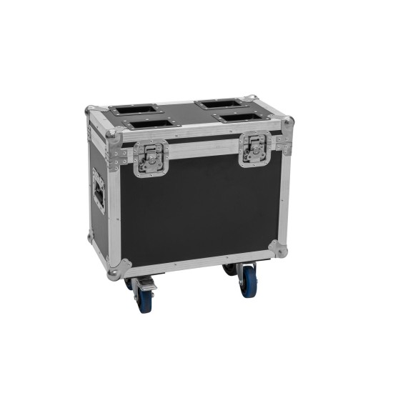 ROADINGER Flightcase con Ruote per 2 TMH-B120, Custodia Protettiva in Legno Multistrato