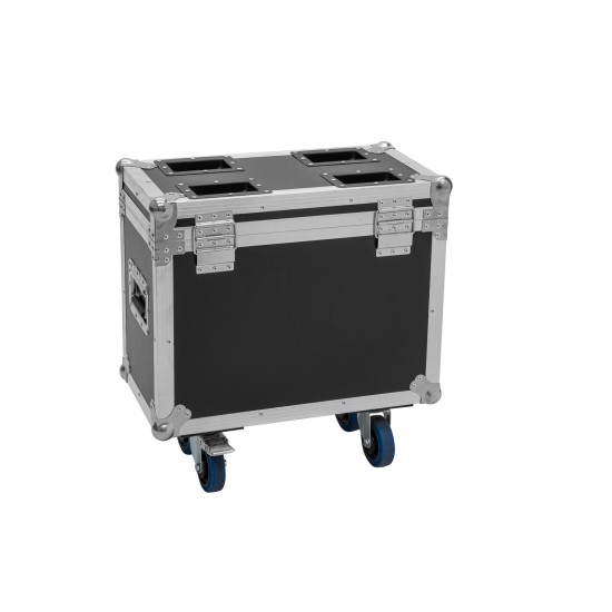 ROADINGER Flightcase con Ruote per 2 TMH-B120, Custodia Protettiva in Legno Multistrato