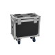 ROADINGER Flightcase con Ruote per 2 TMH-B120, Custodia Protettiva in Legno Multistrato