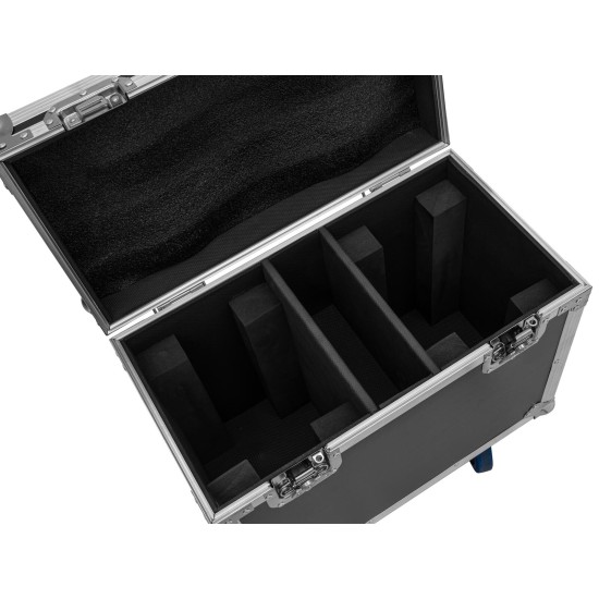 ROADINGER Flightcase con Ruote per 2 TMH-B120, Custodia Protettiva in Legno Multistrato