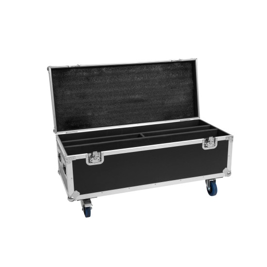 ROADINGER Flightcase con Ruote per 2 LED TMH Bar-S120 - Custodia Protettiva