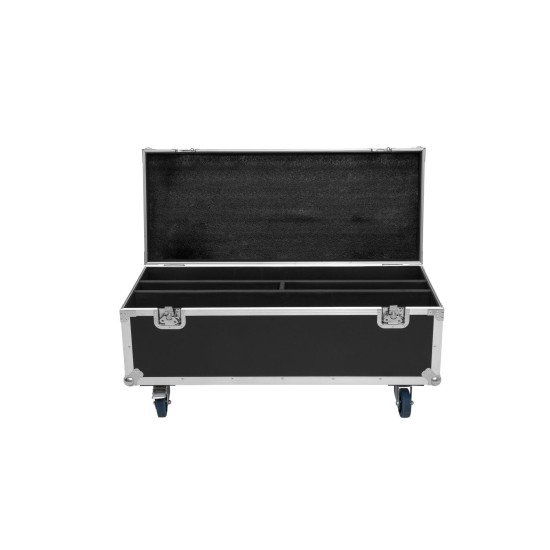 ROADINGER Flightcase con Ruote per 2 LED TMH Bar-S120 - Custodia Protettiva