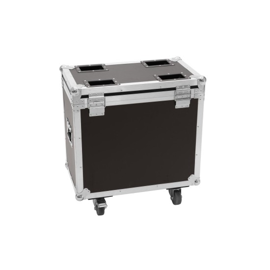 ROADINGER Flightcase Professionale con Ruote per 2 TMH-X12 e Vano Accessori