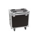 ROADINGER Flightcase Professionale con Ruote per 2 TMH-X12 e Vano Accessori