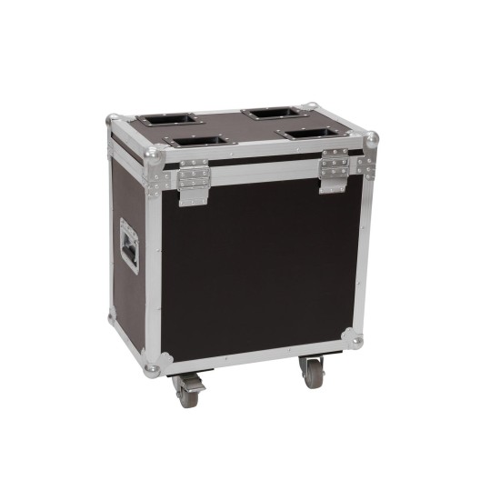 ROADINGER Flightcase Professionale per 2 TMH XB-280 con Ruote Girevoli e Vano Accessori