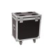 ROADINGER Flightcase Professionale per 2 TMH XB-280 con Ruote Girevoli e Vano Accessori