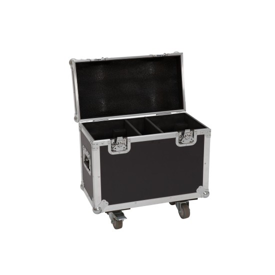Flightcase ROADINGER per 2 TMH-S90/H90/B90 con Ruote Girevoli - Protezione e Trasporto Ottimali