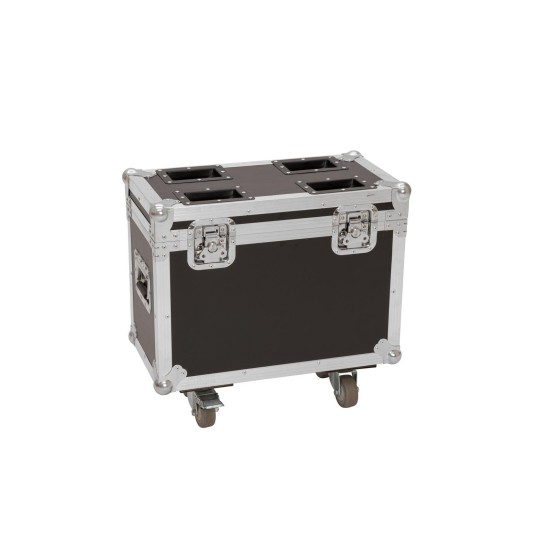 Flightcase ROADINGER per 2 TMH-S90/H90/B90 con Ruote Girevoli - Protezione e Trasporto Ottimali
