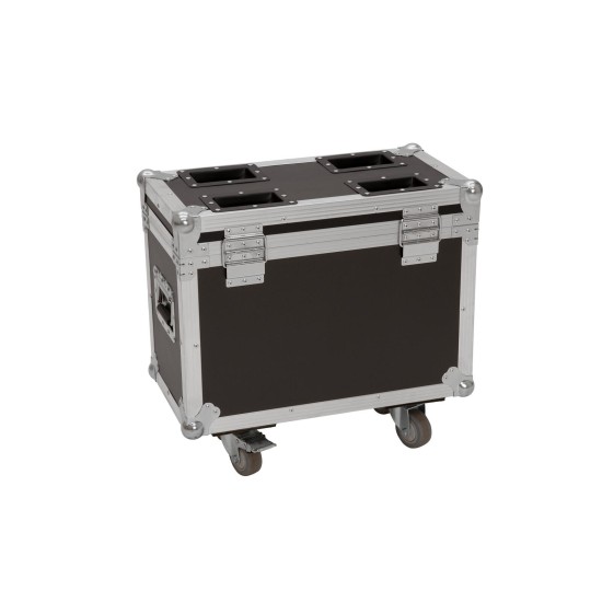 Flightcase ROADINGER per 2 TMH-S90/H90/B90 con Ruote Girevoli - Protezione e Trasporto Ottimali