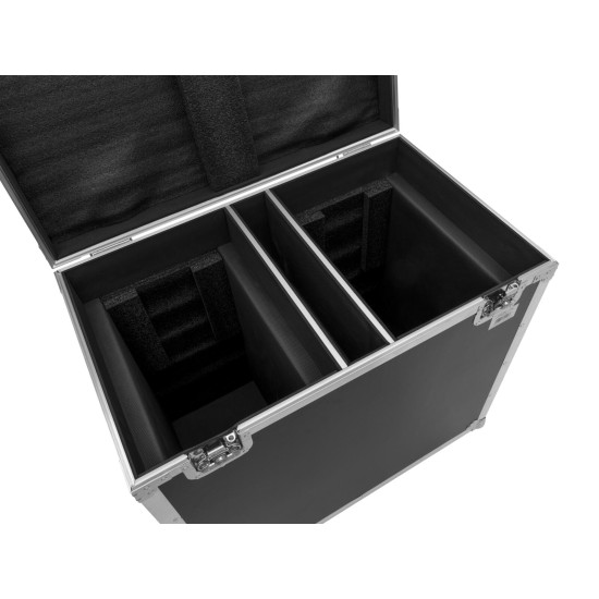 ROADINGER Flightcase con Ruote per 2 TMH BSW-380 - Custodia in Legno Multistrato
