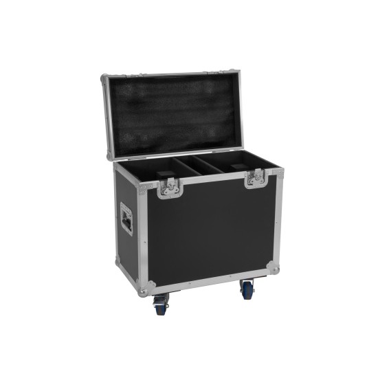 ROADINGER Flightcase con Ruote per 2 TMH-W400 - Protezione e Mobilità per Dispositivi