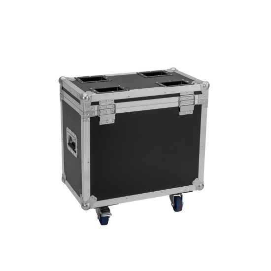 ROADINGER Flightcase con Ruote per 2 TMH-W400 - Protezione e Mobilità per Dispositivi