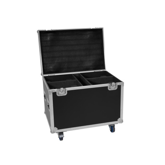 ROADINGER Flightcase 4x TMH-W400 con Ruote Girevoli - Protezione Robusta per Attrezzature