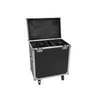 ROADINGER Flightcase con Ruote per 2 TMH-S400 - Custodia Protettiva con Vano Accessori
