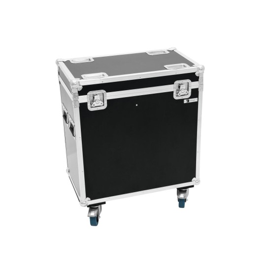 ROADINGER Flightcase PRO per 2 PFE-100/120 con Ruote, Vani Accessori e Imbottitura in Schiuma