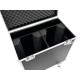 ROADINGER Flightcase PRO per 2 PFE-100/120 con Ruote, Vani Accessori e Imbottitura in Schiuma